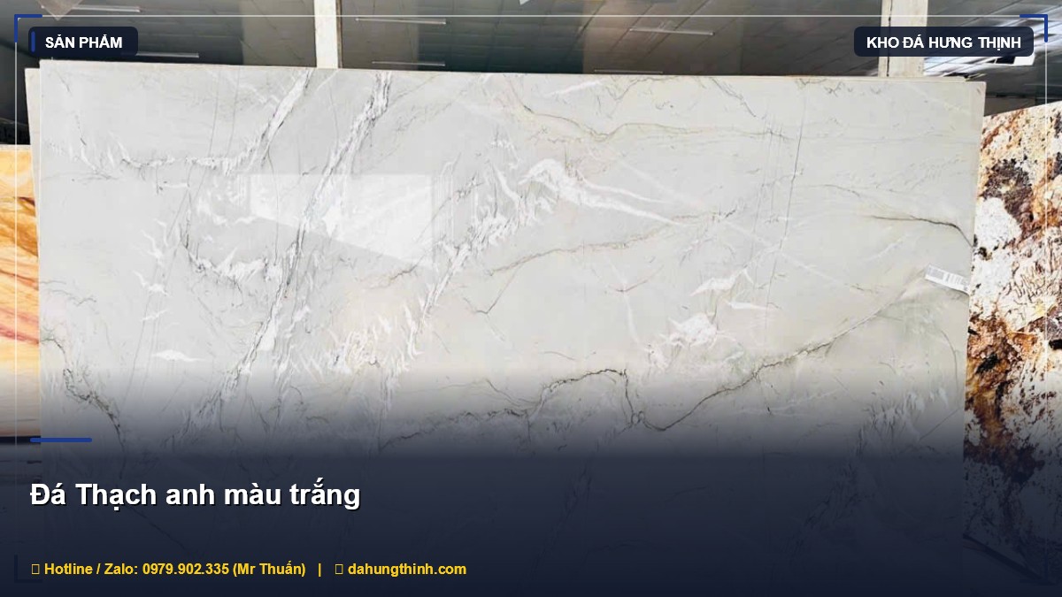 Đá Thạch Anh Màu Trắng Brazil: Chất Lượng Vượt Trội, Độ Bền Cao