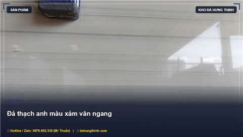 Ảnh Đá Thạch Anh Màu Xám Vân Ngang: Lựa Chọn Hoàn Hảo Cho Nội Ngoại Thất Hiện Đại